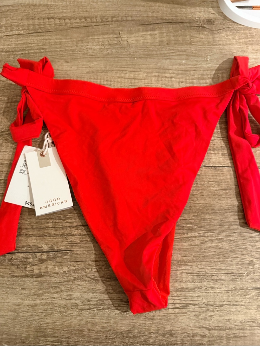 GOOD AMERICAN Bright Poppy Bikini Bottoms